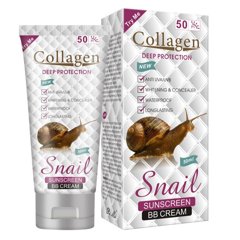 Aichun Snail Collagen BB Cream - Sonnencreme & Abdeckcreme mit Verpackung