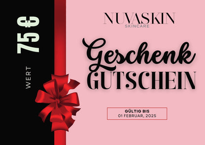 Geschenkgutschein 75 Euro persönliche Geschenkkarte Geburtstag Weihnachten direkt ausdrucken