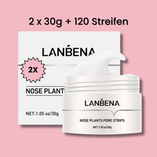 2 x LANBENA Nasen-Porenstreifen - Mitesser & Akne Entferner